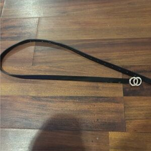 Black belt with rinestones